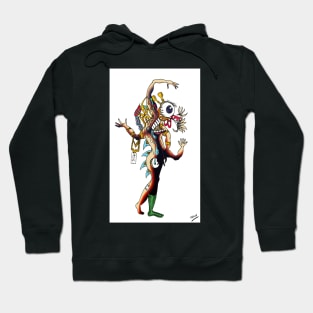 Distorted Creature Cartoon Hoodie